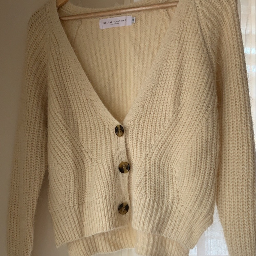 Cream cardigan